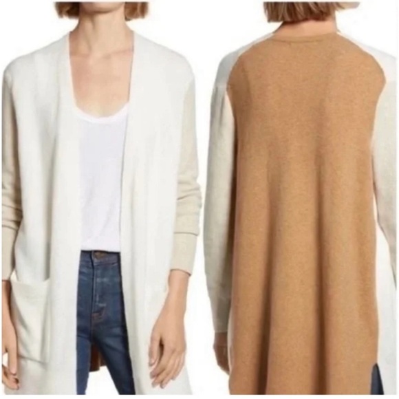 Nordstrom Madewell Colorblock Cardigan - Picture 1 of 5